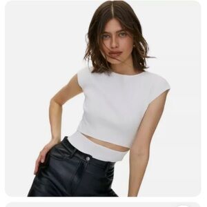 Wilfred cut out knit top